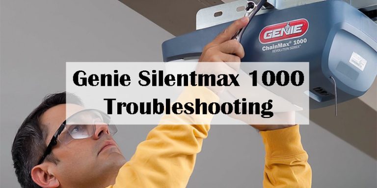 Genie Silentmax 1000 Troubleshooting-FI