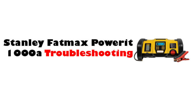 Stanley Fatmax Powerit 1000a Troubleshooting-Fi