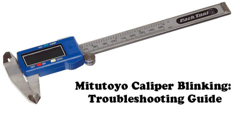 Mitutoyo Caliper Blinking-Fi