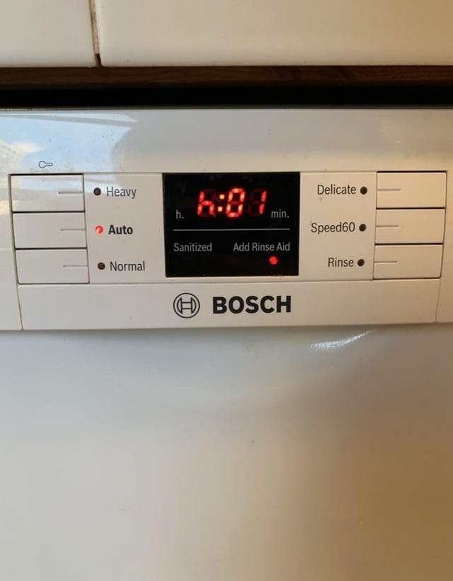 Bosch Dishwasher H01 Error Troubleshooting