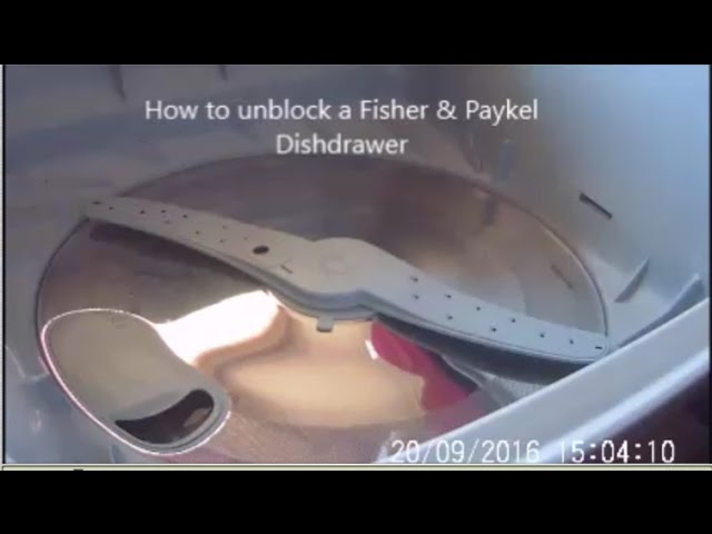 Fisher Paykel Dishdrawer Not Draining