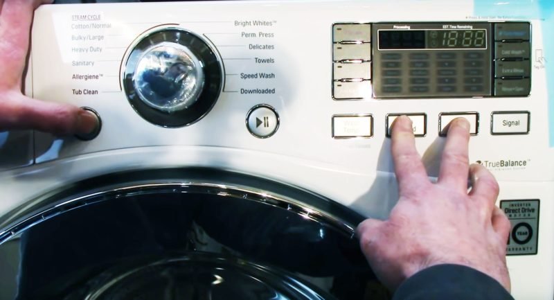 Lg Washer Diagnostic Mode Not Working