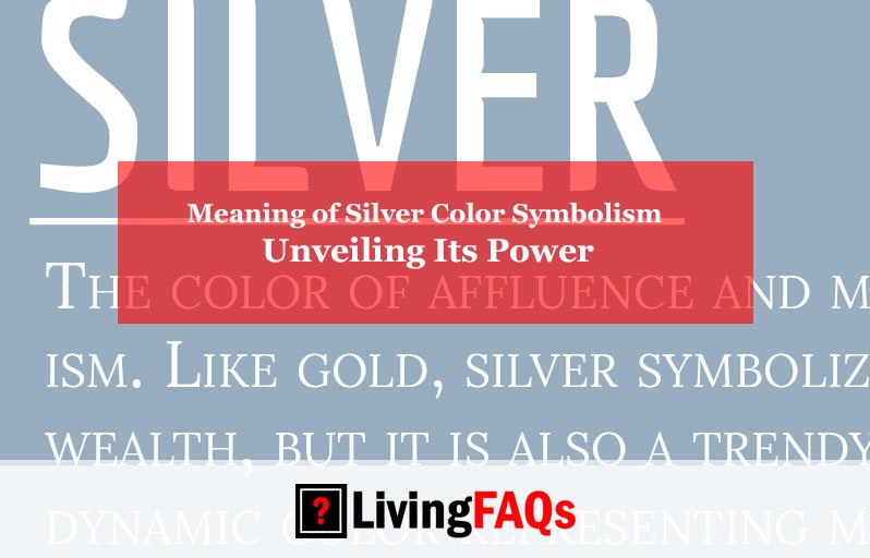 Meaning of Silver Color Symbolism FI