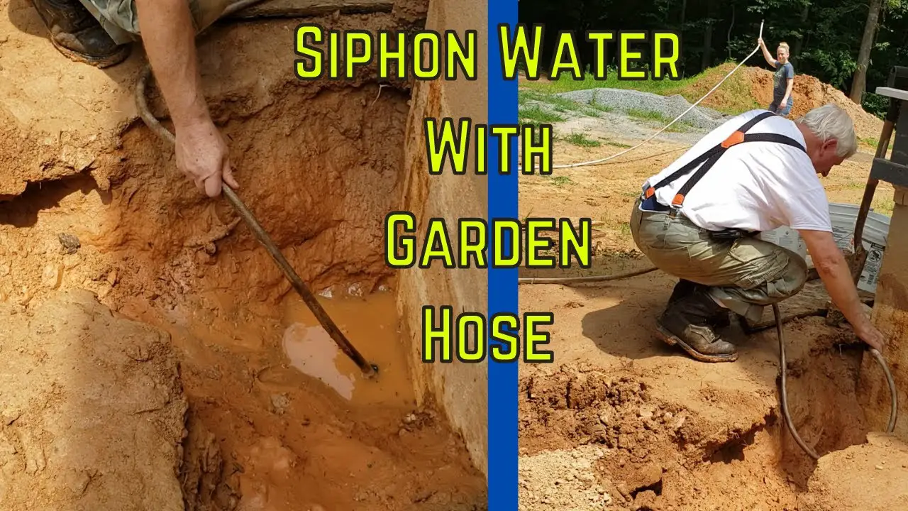 How to Siphon Water Using a Garden Hose