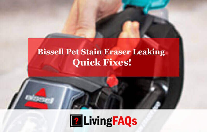 Bissell Pet Stain Eraser Leaking-FI