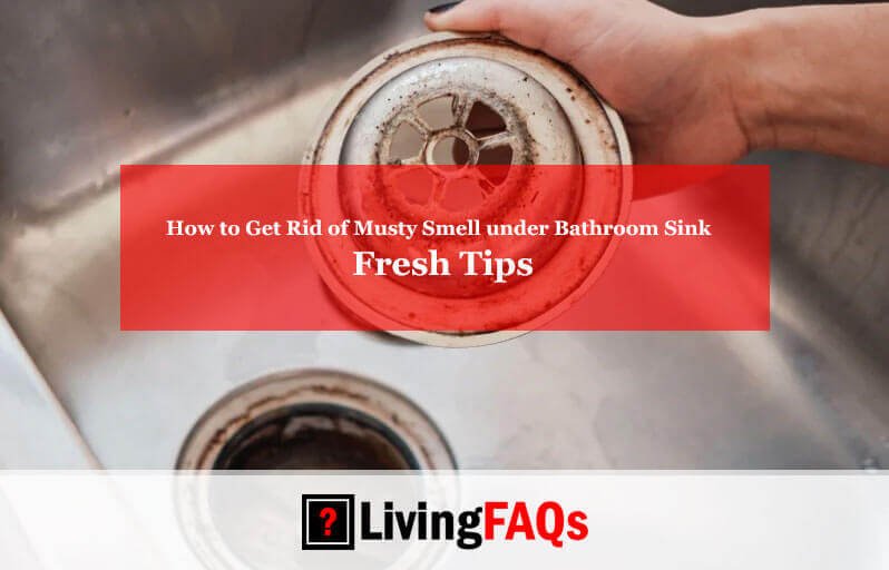 How to Get Rid of Musty Smell under Bathroom Sink-FI