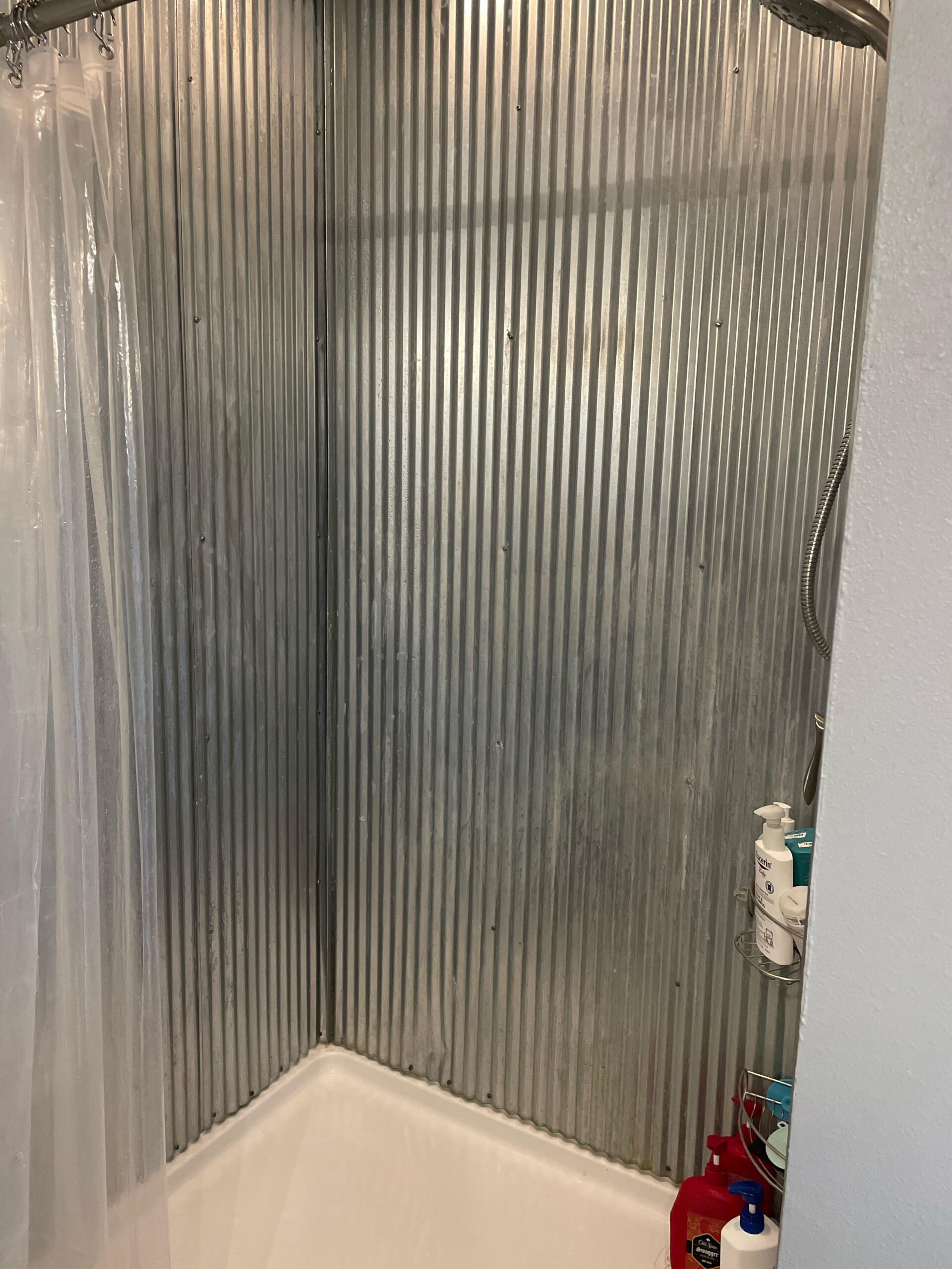 How to Clean Corrugated Metal Shower