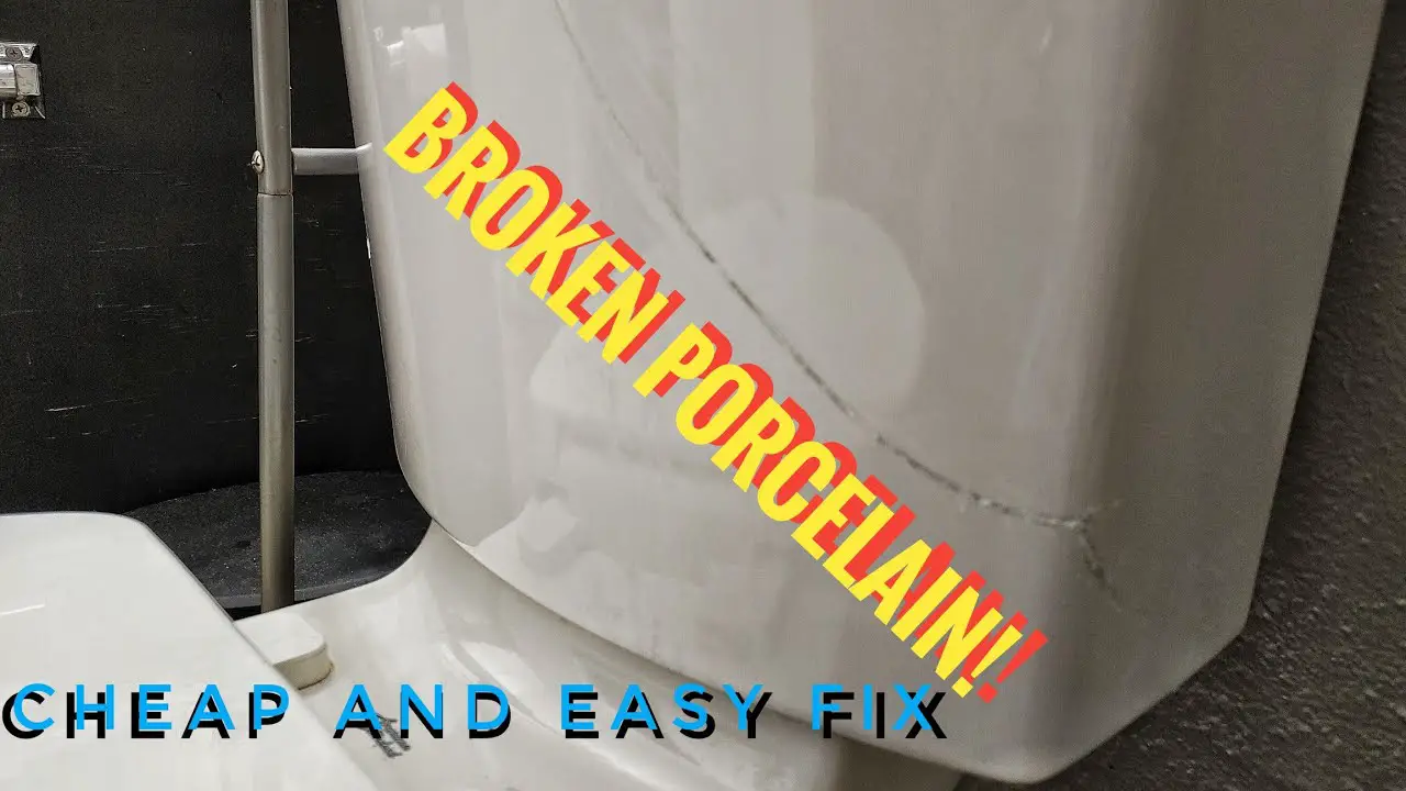 How to Repair Cracked Toilet Tank