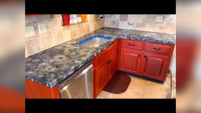 How to Make Concrete Countertops Look Like Granite Easily