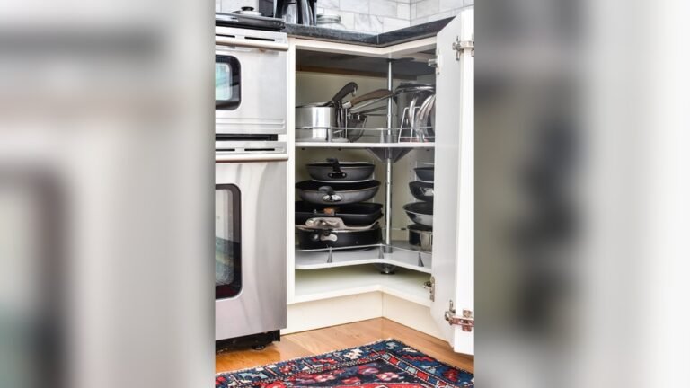 How to Organize a Lazy Susan for Pots and Pans Easily